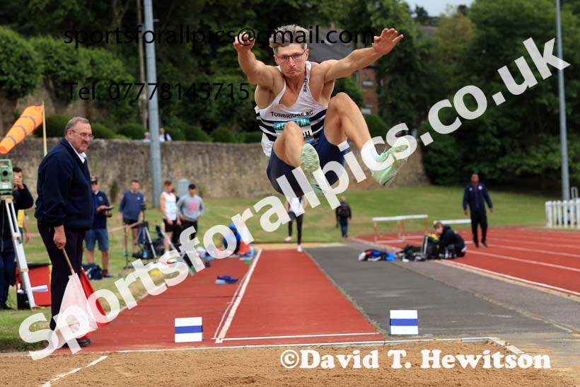 Decathlon Long Jump, 2024 EAP International Combined events, Hewcham, Northumberland.  Photo: David T. Hewitson/Sports for All Pics